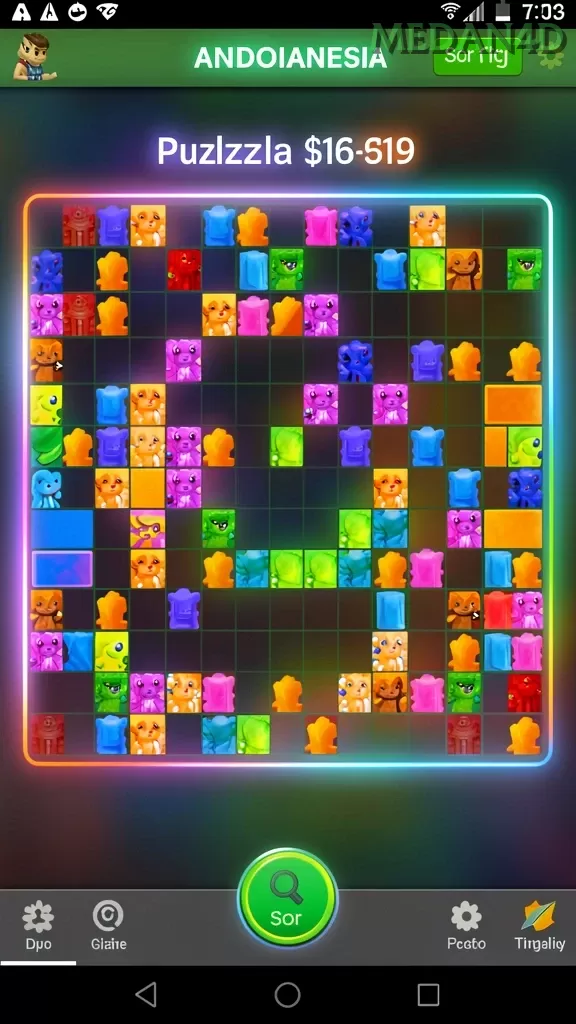 Galeri pratinjau visual medan4d build APK resmi terbaru